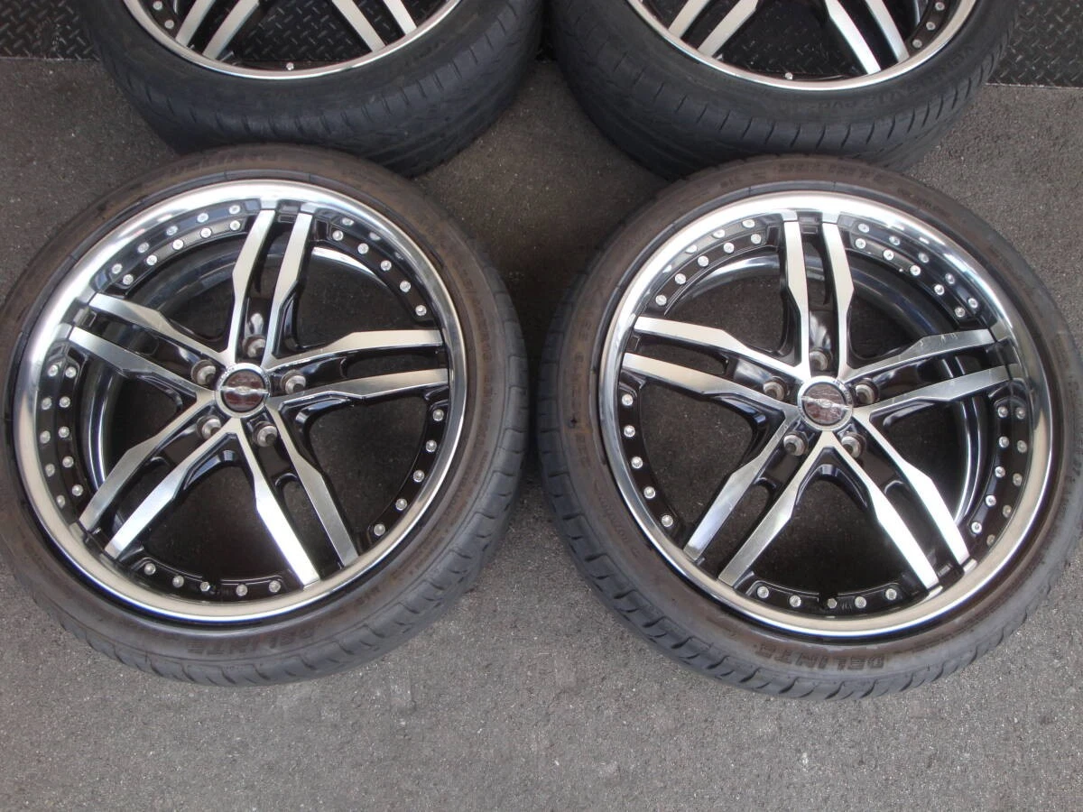 JDM AME Sharen 19-inch aluminum wheels + Hancock 225/40ZR19 2-pack and No Tires - Image 2