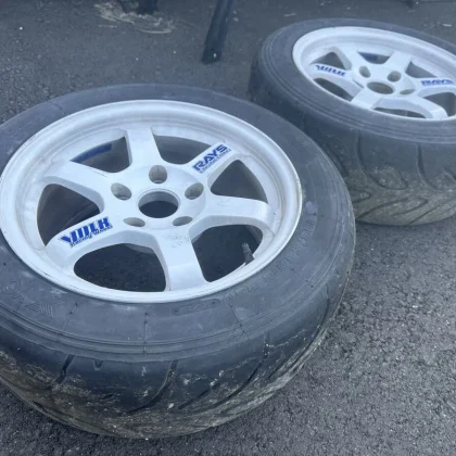 JDM RAYS VOLK RACING Rays Volk Racing TE37 157.5J +25 114.3 5-lug 2-wh No Tires