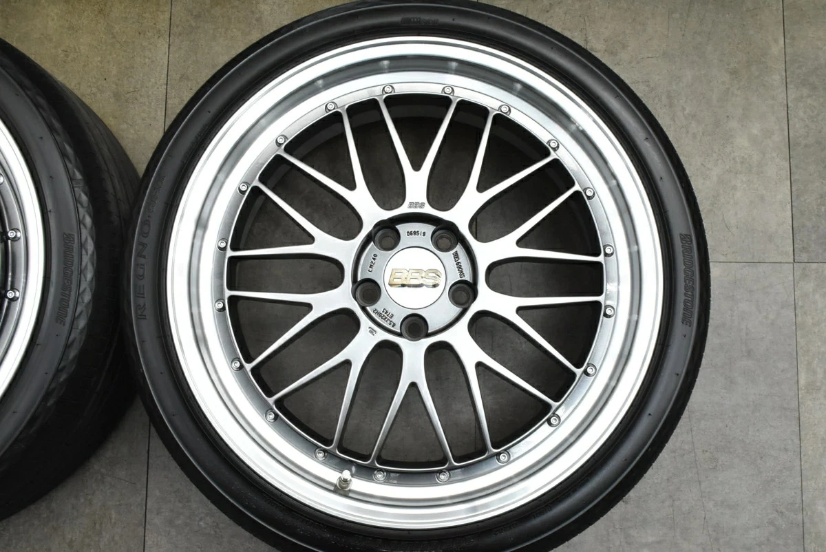 JDM Used BBS LM240 LM241 4-Book Set 208.5J x 20 +43 9.5J x 20 +45 PCD No Tires - Image 5