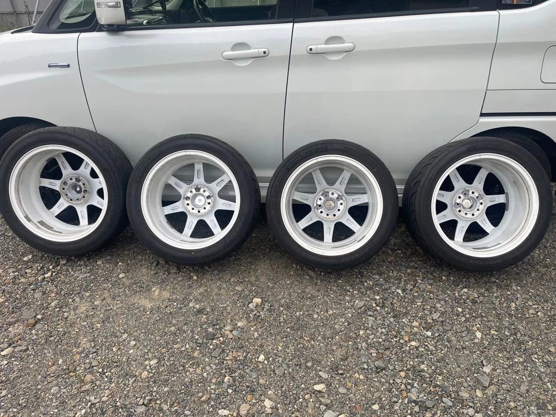 JDM work T7R 17x8.0 45 / 17x9.0 38 PCD114.3 No Tires - Image 10