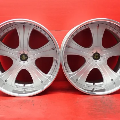 JDM Set of 2 used out-of-print deep-rim wheels SSR AGLE BRESIA 12J 20P No Tires
