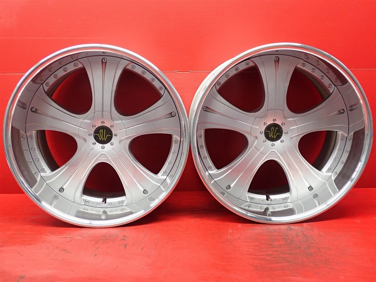 JDM Set of 2 used out-of-print deep-rim wheels SSR AGLE BRESIA 12J 20P No Tires
