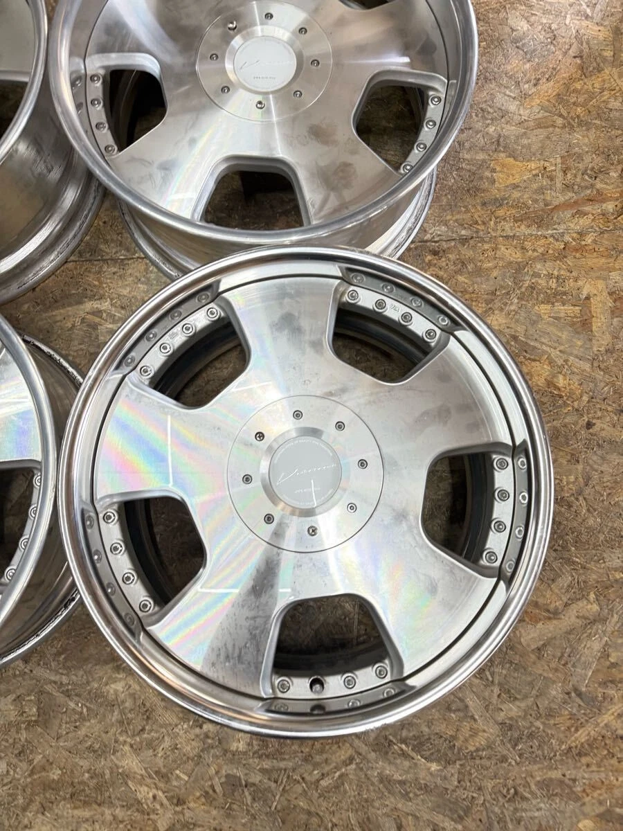 JDM Rare Vienna Dish 198.5J+45 PCD 114.3 5-hole 5H Deep Rim Crown for No Tires - Image 5