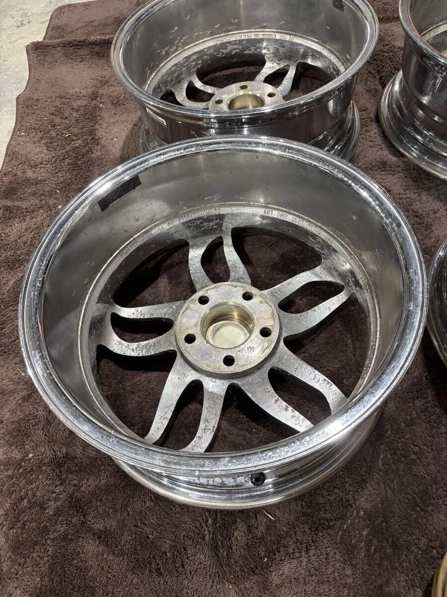 JDM Kaotik Vizio Keotic Vizio 17x7.5 5/114.3 IN40 oars Doskool USDM Ne No Tires - Image 5