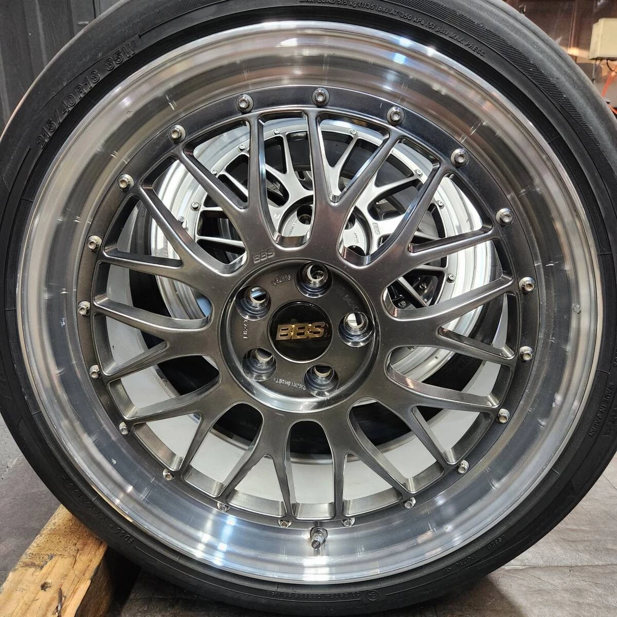 JDM BBS LM Limited Color LM247 Rare PCD 100-5H Fits Prius/BRZ/86/Wish/ No Tires - Image 9