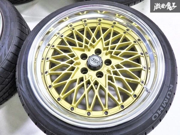 JDM SSR Formula Mesh Deep Rim 199.5J +0 10.5J -08 PCD114.3 5-Lug Wheel No Tires - Image 5