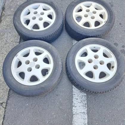 JDM Nissan 4Book Genuine Aluminum Wheels for S13 Silvia 180SX Rare No Tires