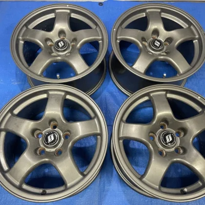 JDM ③Rare BNR32 Skyline GT-R genuine lightweight forging aluminum whee No Tires