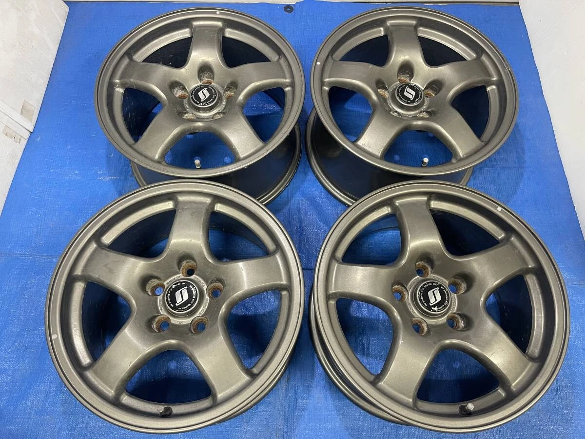 JDM ③Rare BNR32 Skyline GT-R genuine lightweight forging aluminum whee No Tires