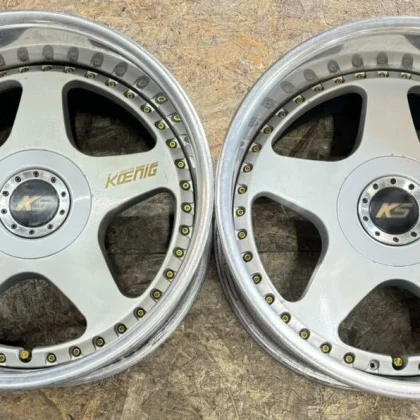 JDM SSR Koenig 1810J +9 PCD114.3 5-hole 5H deep rims discontinued for No Tires