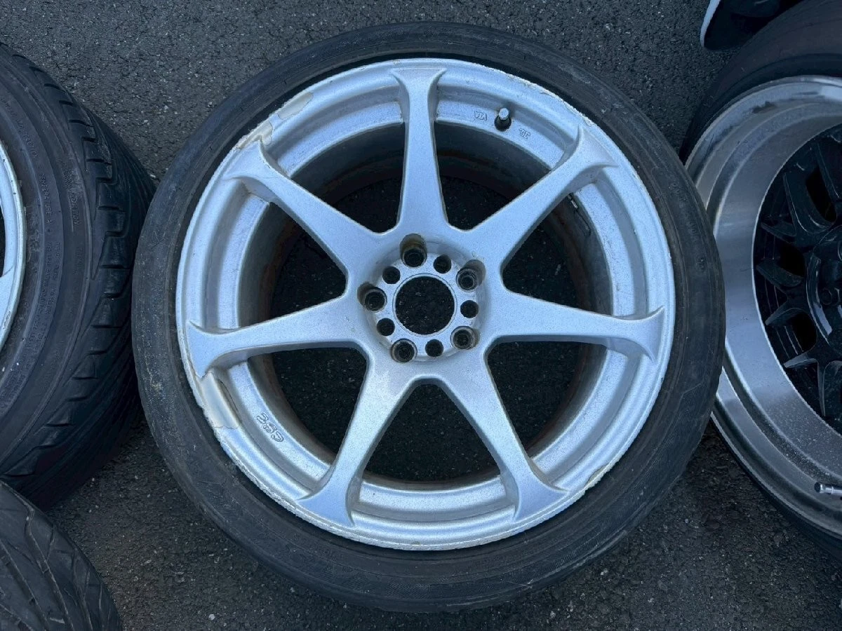 JDM DOALL CST ZERO1 HYPER 17-inch 9.5J+15 5h114.3 4-Pack Set with Tire No Tires - Image 3