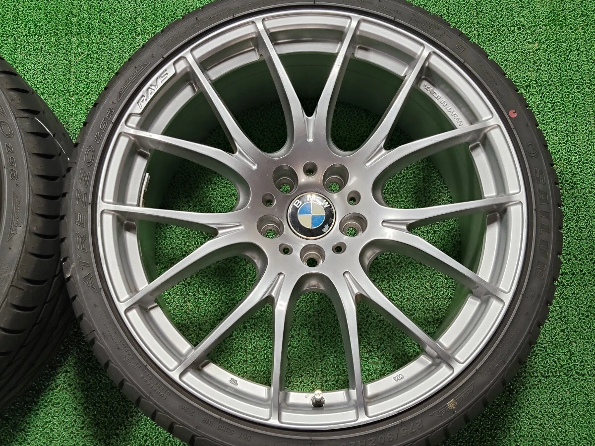 JDM RAYS Village 2x7 wheels 208.5J +36 offset 9.5J +36 offset 5x120 bo No Tires - Image 6