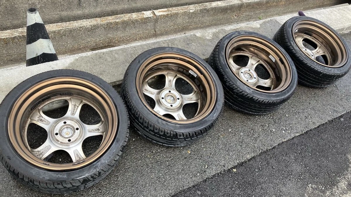 JDM WORK MEISTER S1R 177.5j +40 x 2 wheels 7.5j +43 x 2 wheels ND Road No Tires - Image 7