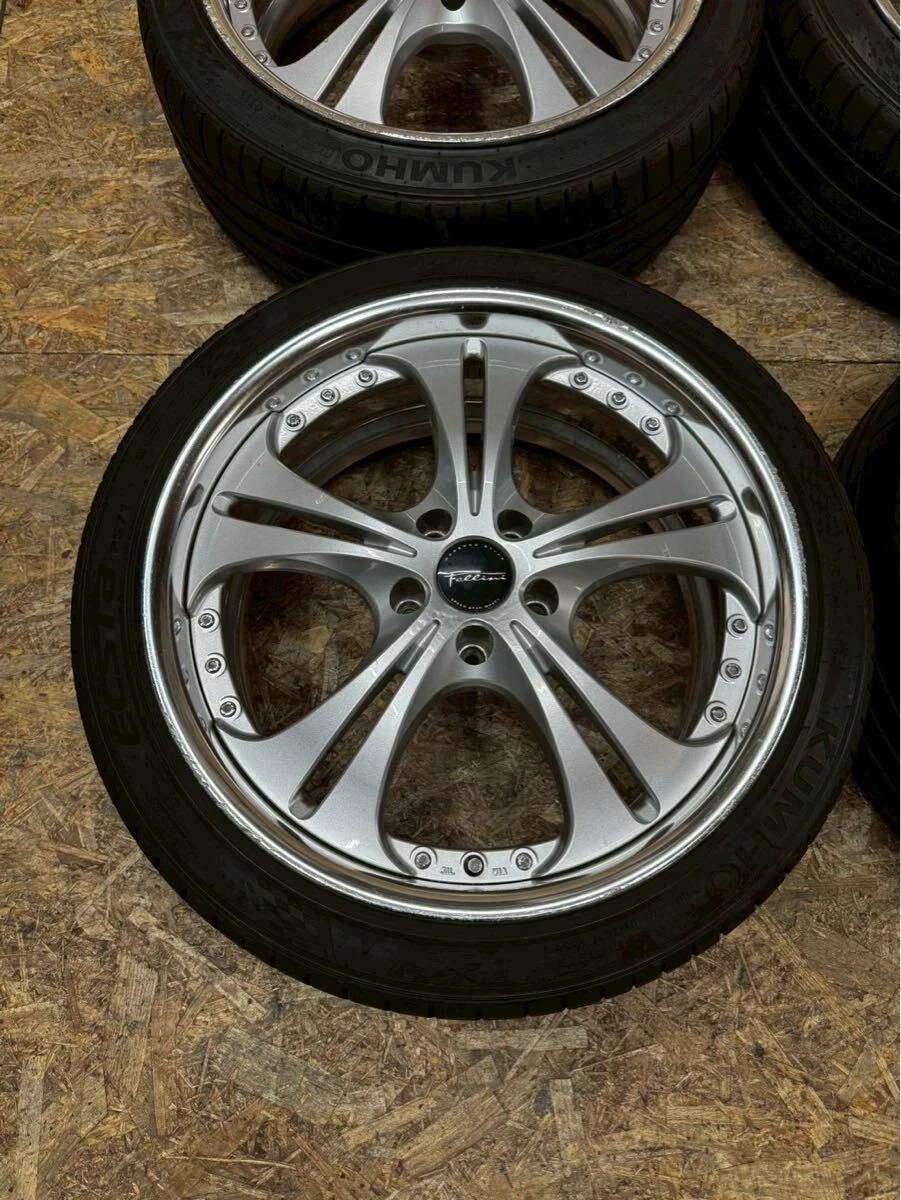 JDM Rare SSR Felini 198.5J+37 PCD114.3 5-hole 5H Cerberus II wheels fo No Tires - Image 2