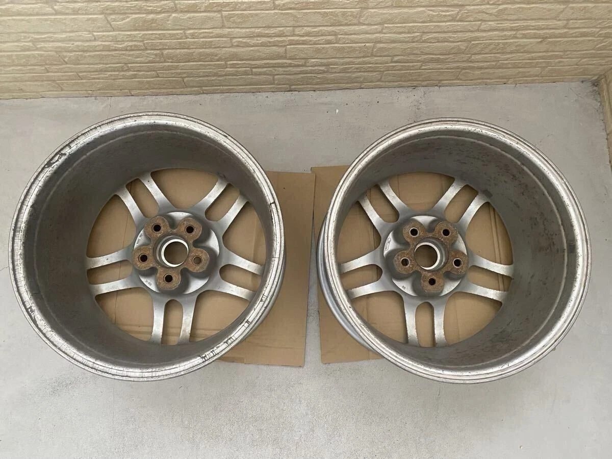 JDM BNCR33 R33 Skyline Genuine Wheel 2-Piece Set Nissan No Tires - Image 3