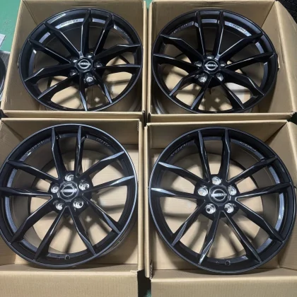 JDM Nissan Fairlady Z RZ34 OEM 199.5J +40 10J +30 PCD114.3 4-Pack FORG No Tires