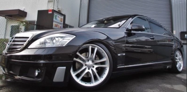 JDM Over 700000 yen Brabus Mono RockS 9J 9.5J PCD112-5H wheels for Mer No Tires - Image 9