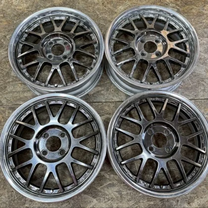 JDM Rare SSR MS1 165.5J+45 6J+39 PCD100 4-hole 4H Alto Mira Move aqua No Tires