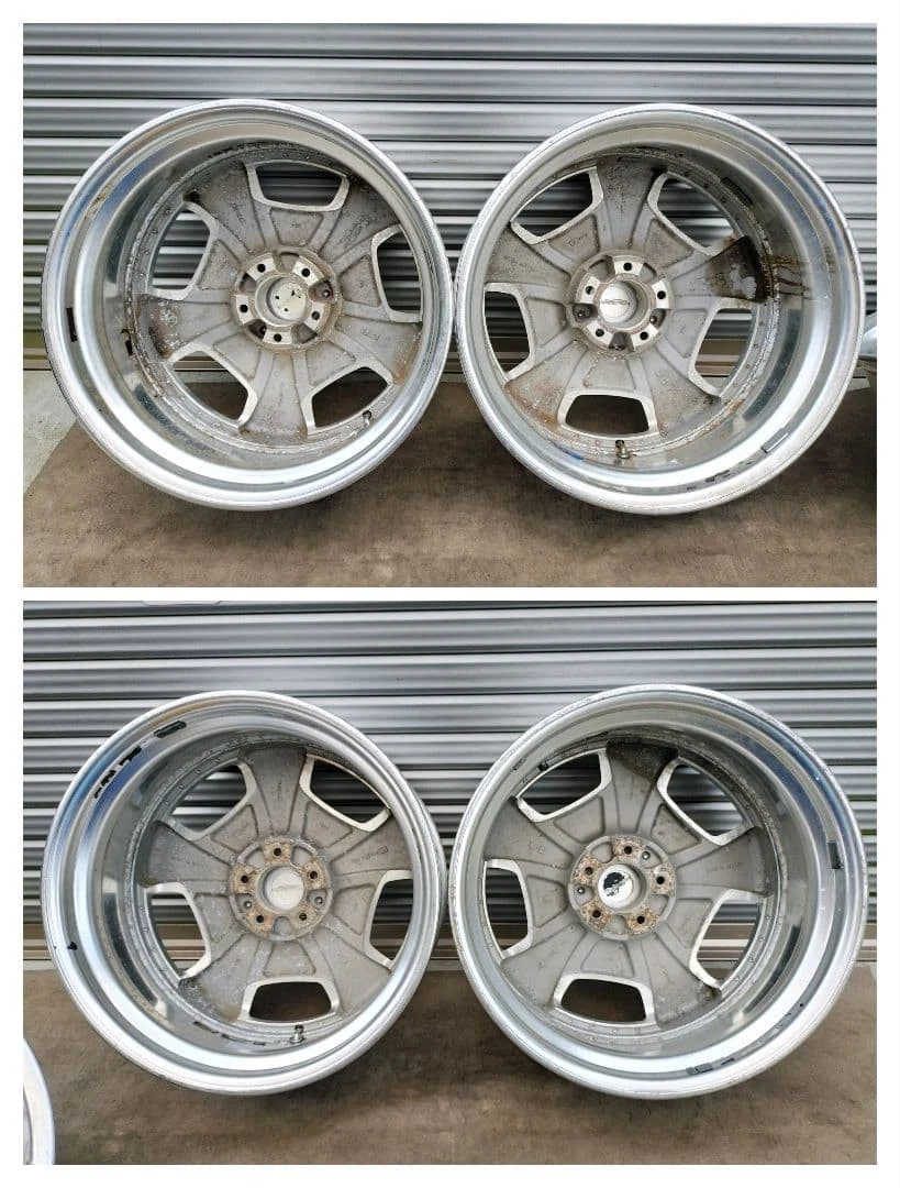 JDM Euroline 198.5/9.5J 5H/114.3 Dish Wheel No Tires - Image 9