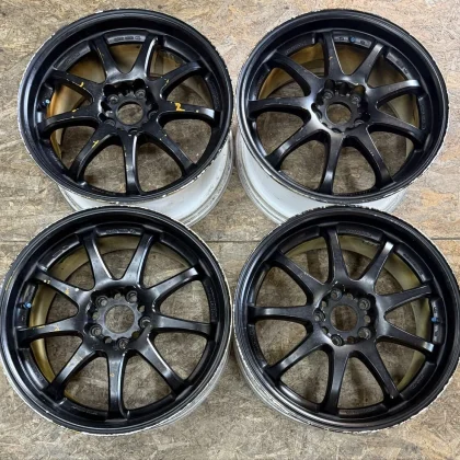 JDM Rare WORK emotion XD9 188J+45 PCD 114.3 5-hole 5H Drill-kett Silvi No Tires