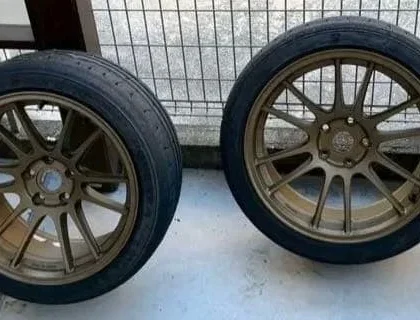 JDM GTC01RR 10J RE-71RS 265-35-18 Used GTRSize No Tires