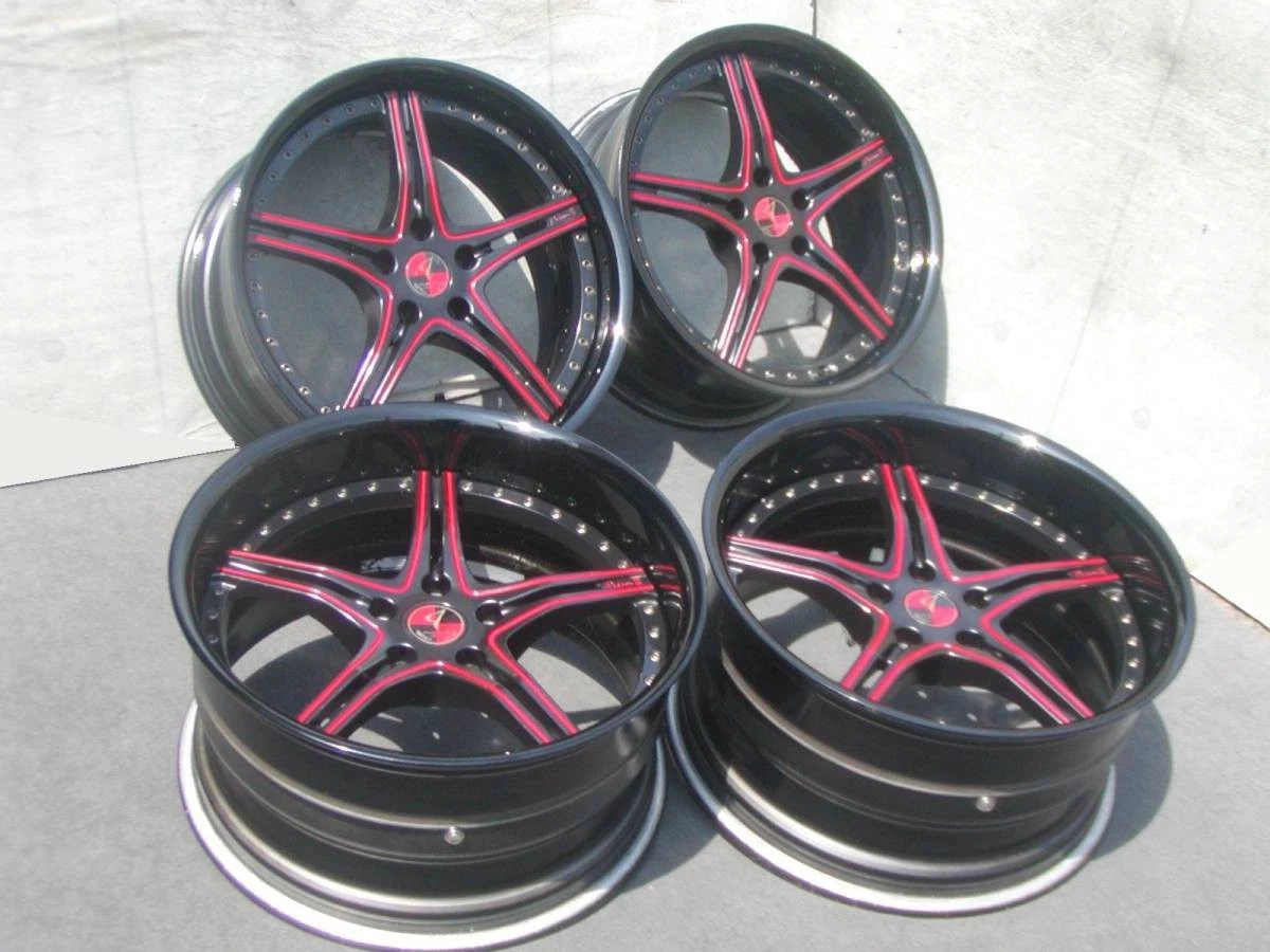 JDM Out of print 3-piece forging. Over ¥800000. Abflug Prism III 9J 10 No Tires