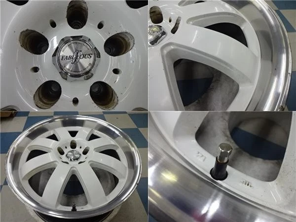 JDM Great value 198.5J 9.5J 2 Books each both offset +38. Used aluminu No Tires - Image 2