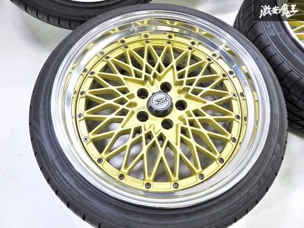 JDM SSR Formula Mesh Deep Rim 199.5J +0 10.5J -08 PCD114.3 5-Lug Wheel No Tires - Image 4