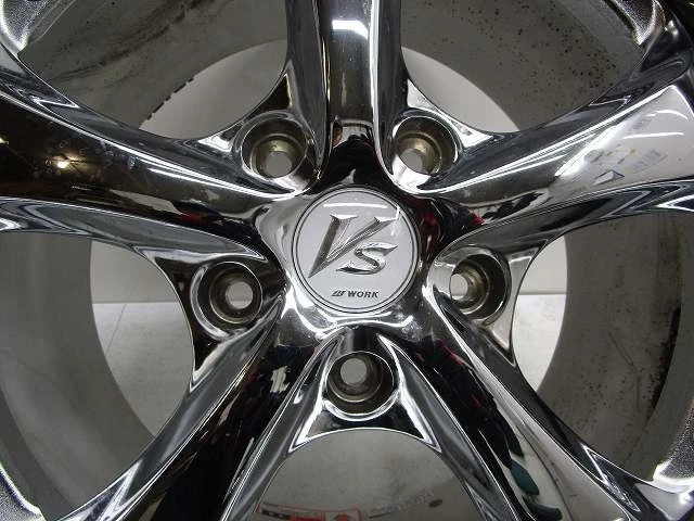 JDM 19work VS-KF 8.5J+57 11J+64 130 Used Aluminum Wheels 4-Book Set A1 No Tires - Image 4