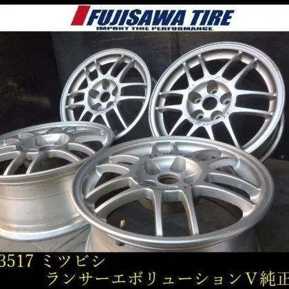 JDM 3517 BMitsubishi Genuine Lancer Evolution V17x7.5J 5-Hole PCD114.3 No Tires