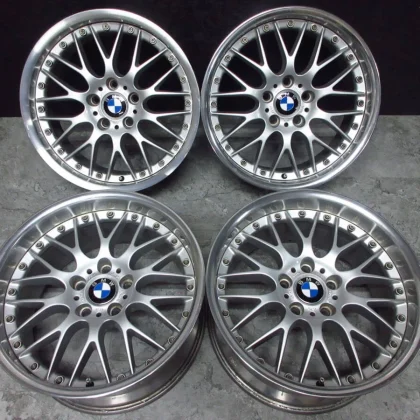 JDM Rare BMW E38 genuine optional BBS Black Spoke Composite II wheels No Tires