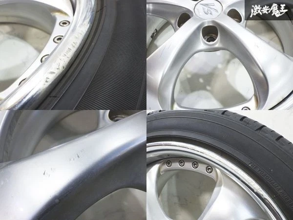 JDM Rare/Out of Print WORK VS-KF 188.5J +45 5-Lug PCD114.3 Wheels 225/ No Tires - Image 6