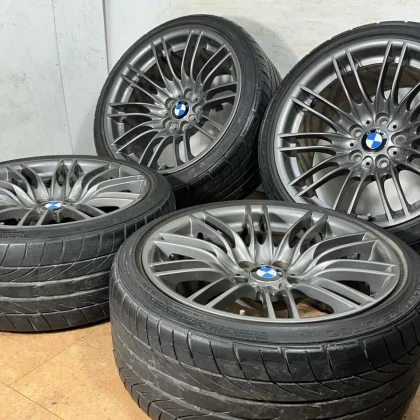 JDM BMW E92 M3 OEM 188.5J +29 9.5J +23 PCD120 Double Spoke 260M GOODYE No Tires