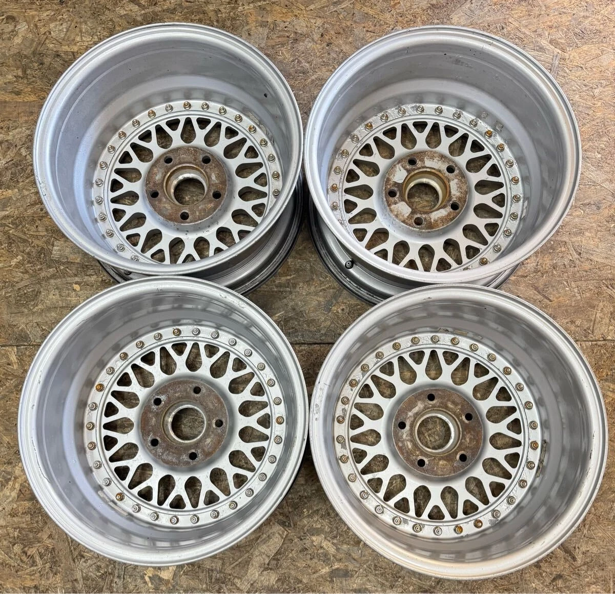 JDM Rare BBS RS 043 156.5J+36 PCD114.3 5-lug 5H Out of Production Whee No Tires - Image 6
