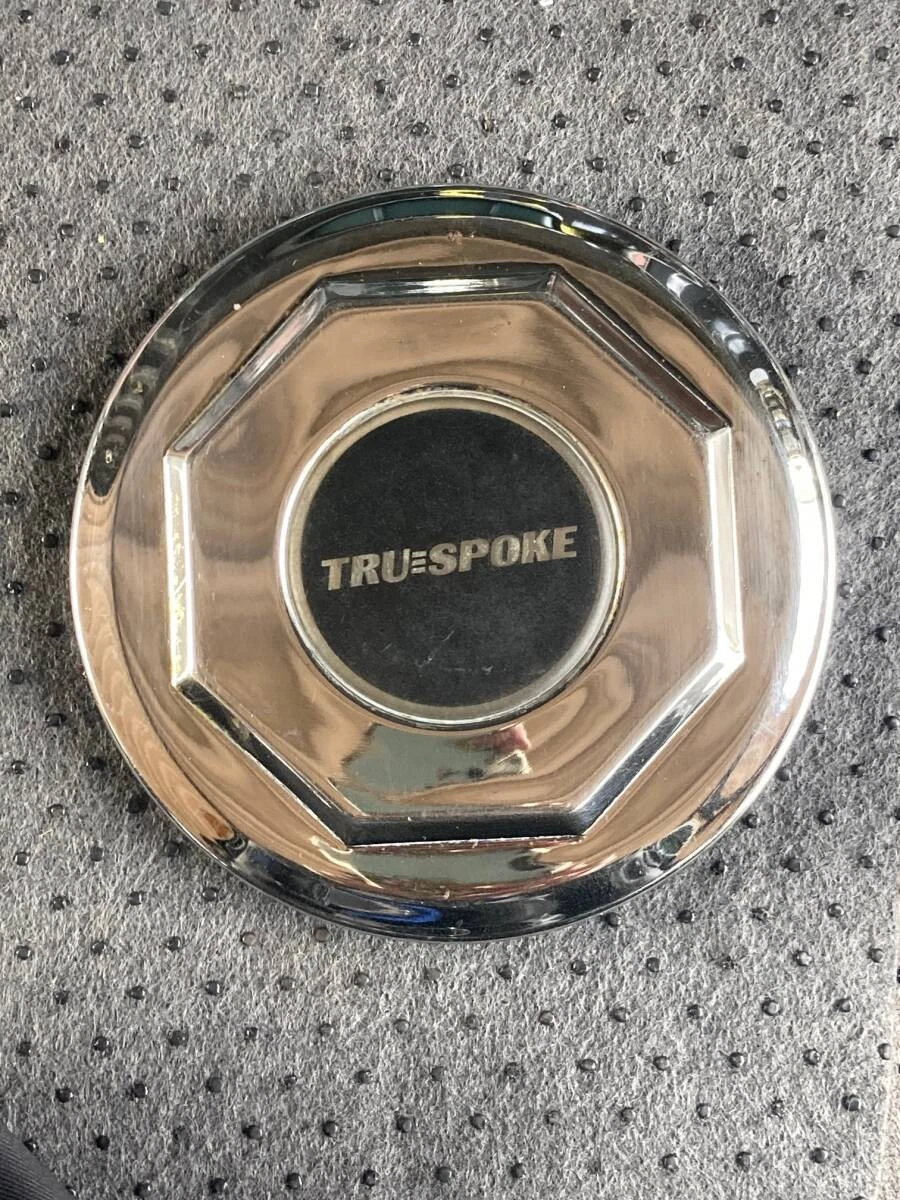 JDM Rare TRU SPORKE center caps pan type set of 4 for American Lowride No Tires - Image 5