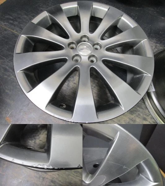 JDM Subaru Legacy genuine 7J-18 +55 100 high-gloss wheels with Goodyea No Tires - Image 5