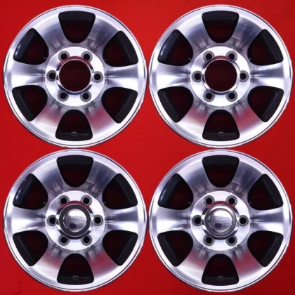 JDM Rare 5Book Mitsubishi Pajero Genuine Used Wheels 7J 15PCD139.7 6-H No Tires