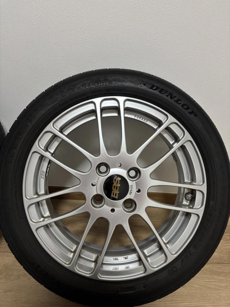 JDM Rare BBS RE5032 15-inch 5J+43 165/55R15 4-Book Set RE-L2 DS PCD100 No Tires - Image 3