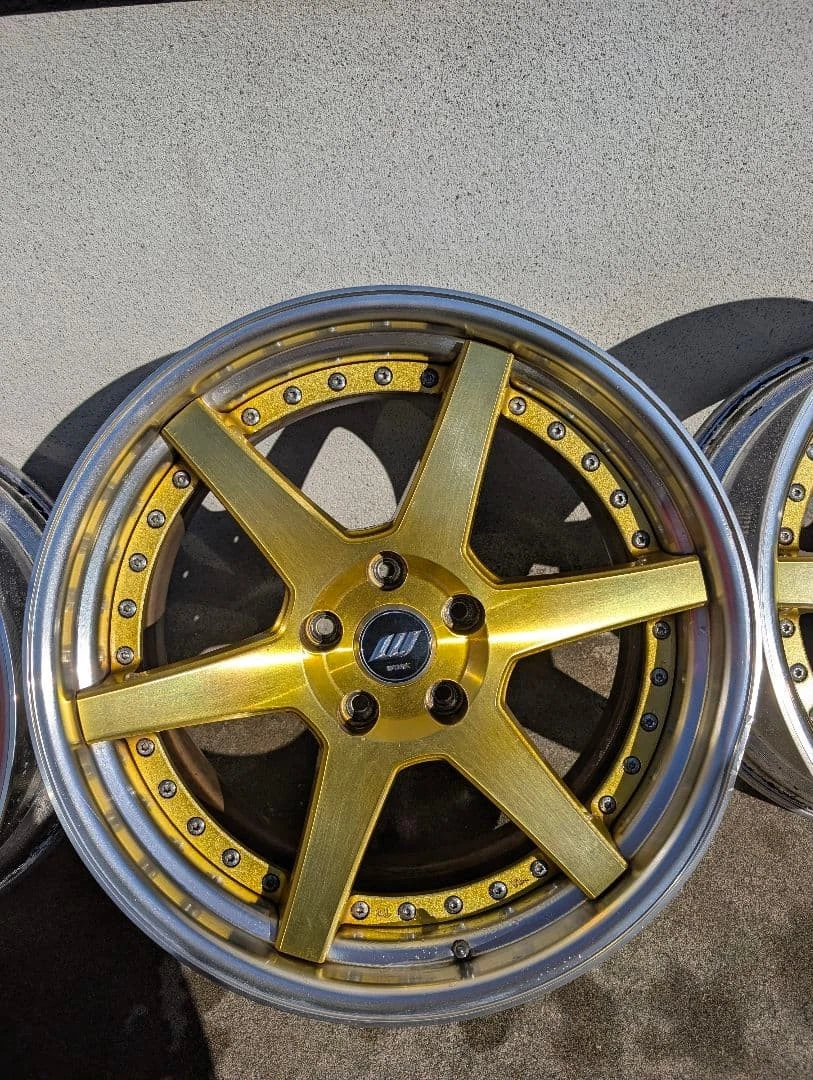 JDM WORK Gist Imperial Gold 19-inch No Tires - Image 7