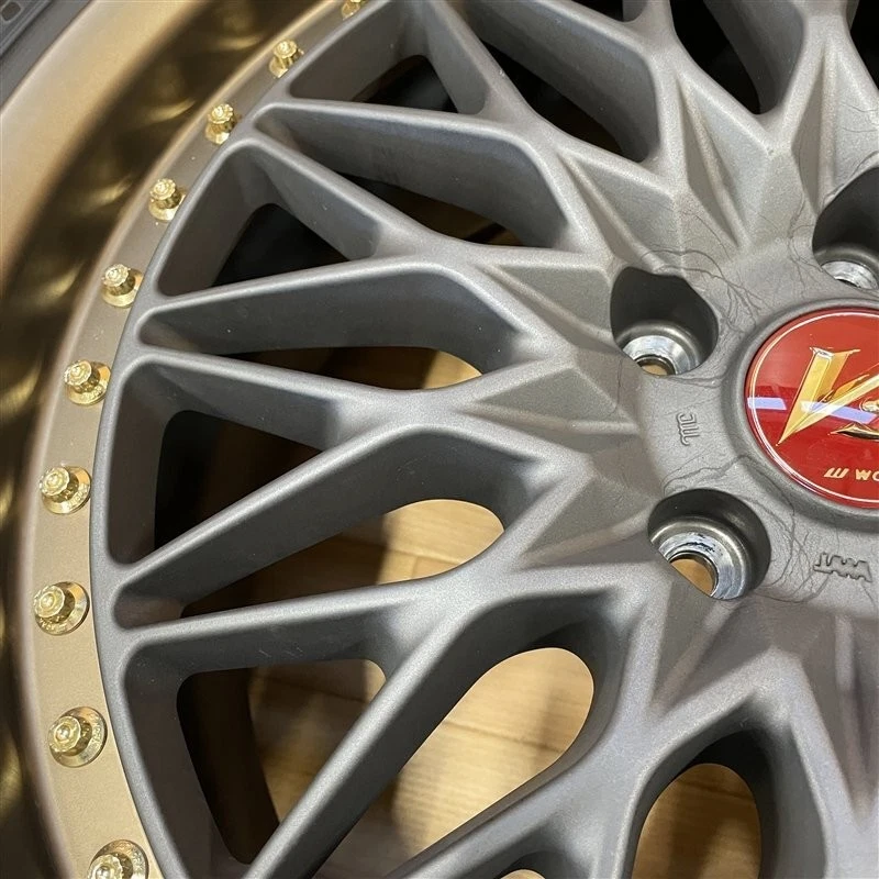 JDM WORK VS-XV 9.0-19+40 5H114.3 Dunlop VEURO VE303 245/35R19 93W tire No Tires - Image 4