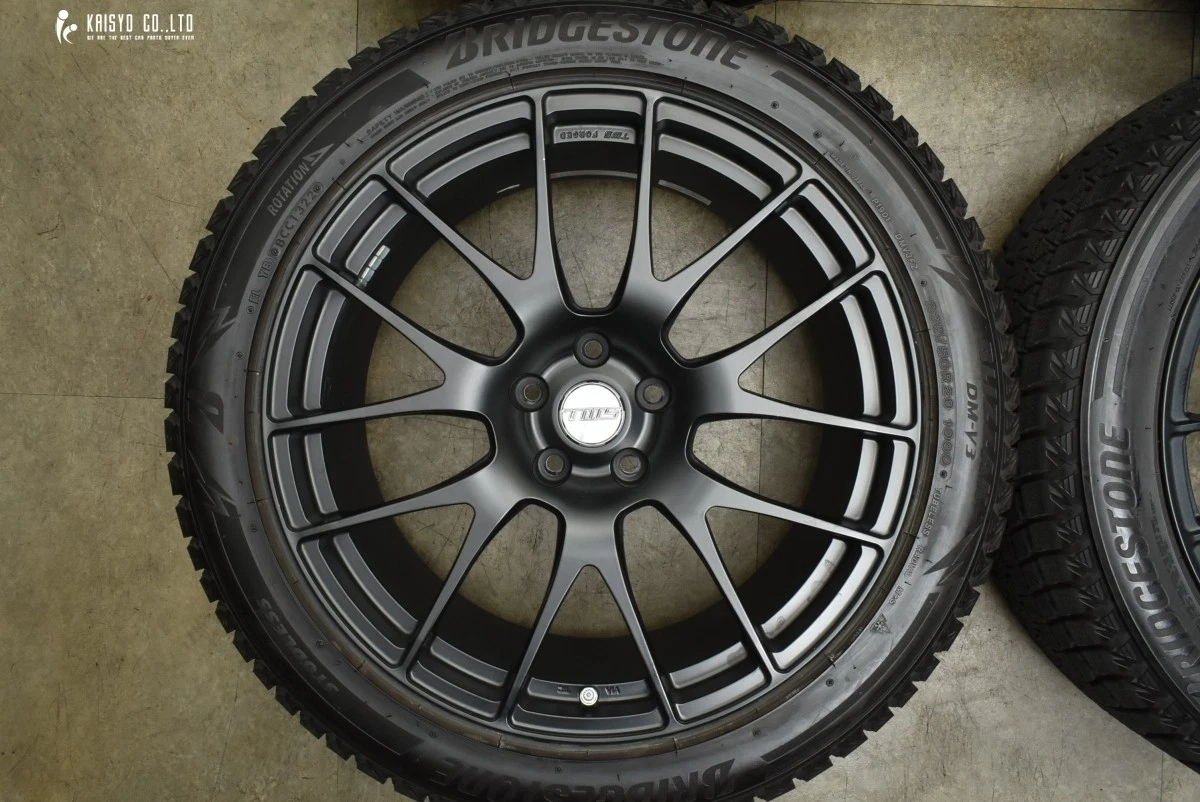 JDM TWS EXlete 107M 20-inch 8.5J+40 PCD114.3 wheels with Zack DM-V3 23 No Tires - Image 3