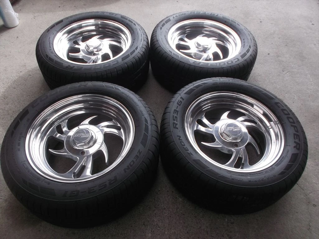 JDM Discontinued BOYDS 7.0J/8.0J x 16 offset -2/-8 offset 120.65/127-5 No Tires