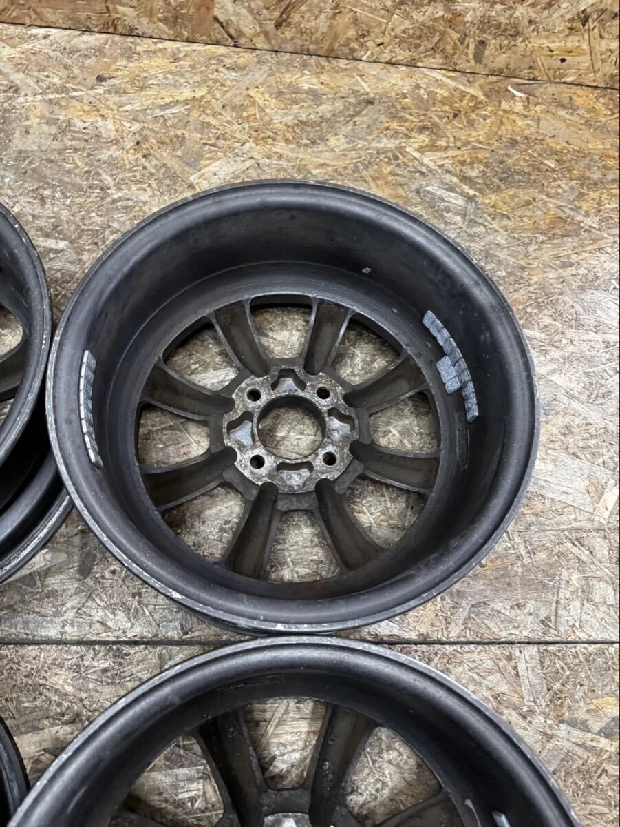 JDM Rare Watanabe Eight-Spoke F8FS 146J+40? PCD100 4-Hole 4H Used Ligh No Tires - Image 9