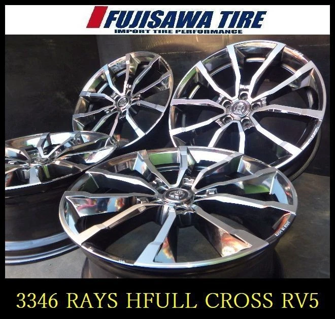 JDM 3346 BRAYS HFULL CROSS RV520x8.5J 5-hole 114.3 +454-wheel RAYS No Tires