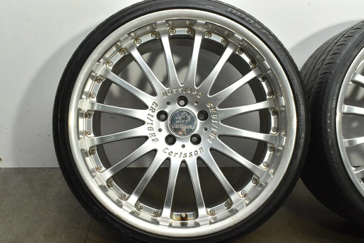 JDM Used Carlson 4-Book Set 219.0J x 21 +40 PCD 112 255/30R21 93W with No Tires - Image 6