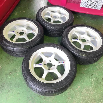 JDM DEEPSRACING SSR Speedster type C 157J +42 PCD100 4-Pack Set with T No Tires