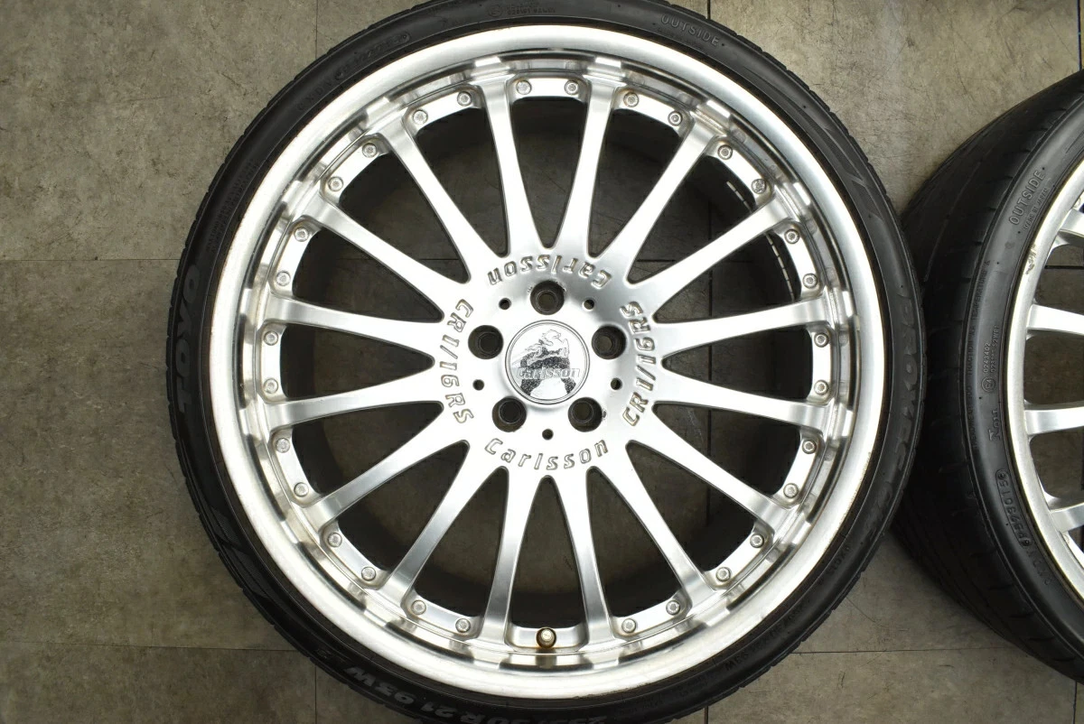 JDM Used Carlson 4-Book Set 219.0J x 21 +40 PCD 112 255/30R21 93W with No Tires - Image 4