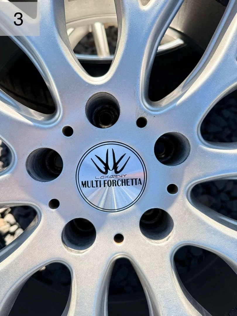 JDM WORK multi Forchetta aluminum wheels with summer tires 4-pack set No Tires - Image 7