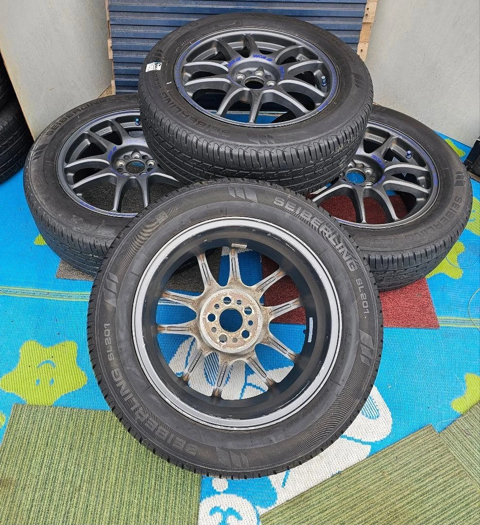 JDM WORK EMOTION CR Kai aluminum wheels 17-inch 7J+47 5H No Tires - Image 7