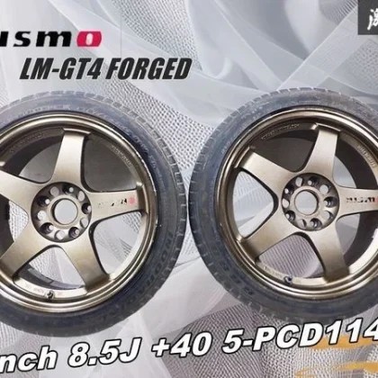 JDM Rare NISMO RAYS LM-GT4 FORGED 178.5J +40 5-hole PCD114.3 wheels 2- No Tires